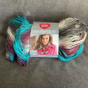 Red Heart-Unforgettable - Tealberry